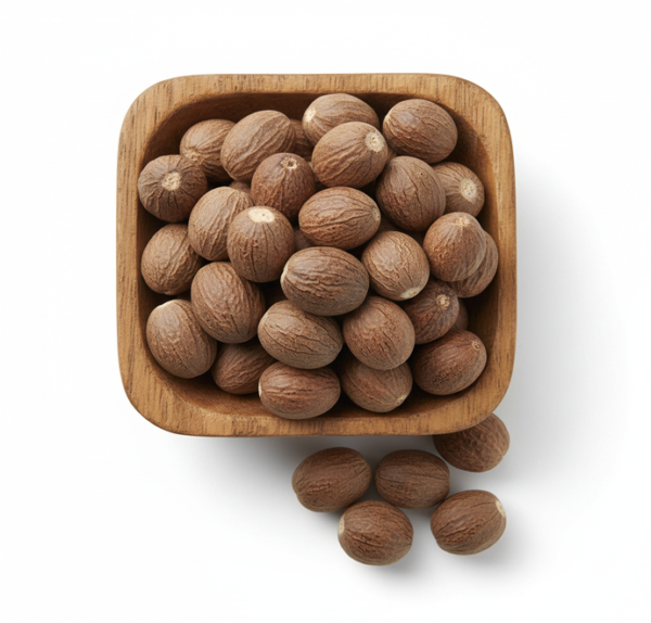 Muskotnöt hel