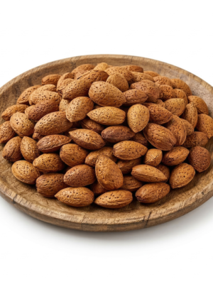 Rostade mandlar med skal